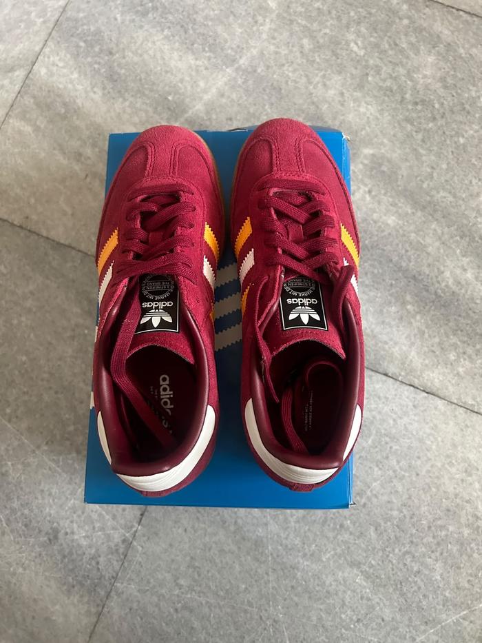 Adidas Samba OG IG1825 Burgundy Yellow | EU 38 | Like New