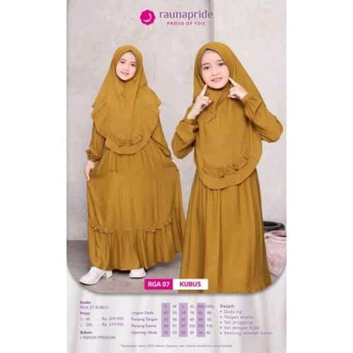 RAUNA GAMIS ANAK RGA 07 set