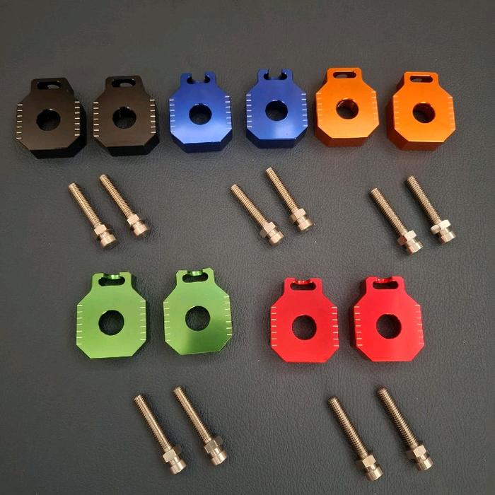 SETELAN PENGENCANG RANTAI CNC PNP SWING ARM REPLIKA KTM BESI KLX150 CRF150L WR155