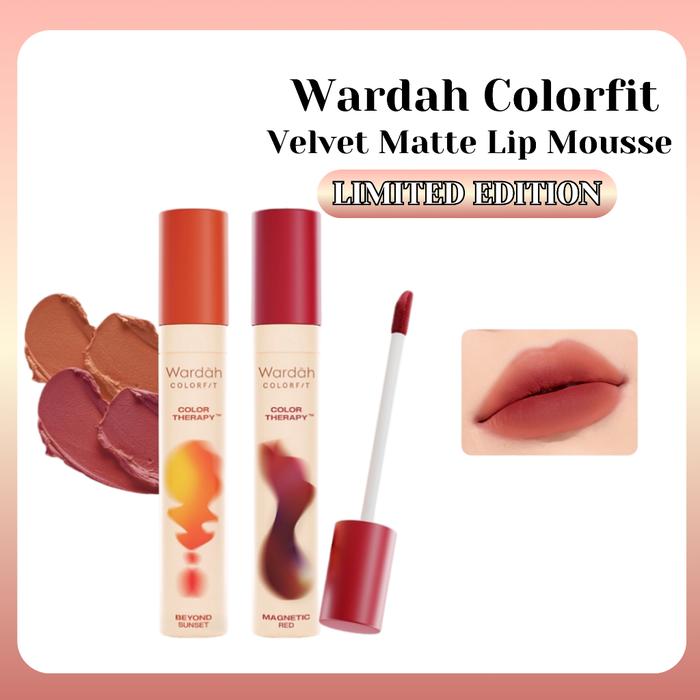 Wardah Colorfit Velvet Matte Lip Mousse Color Therapy