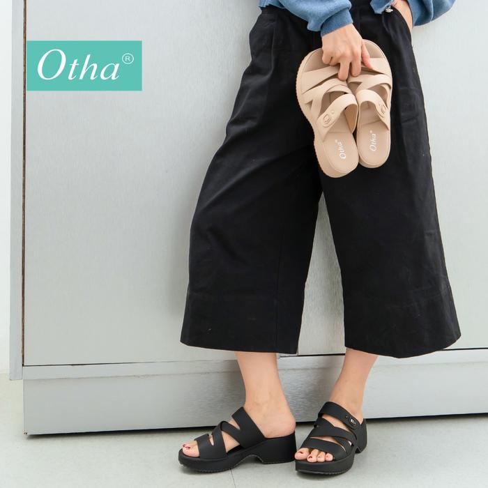 Otha Shoes - Wedges Sandal Wanita - H1306 OWK Tinggi HAK  -+ 5CM