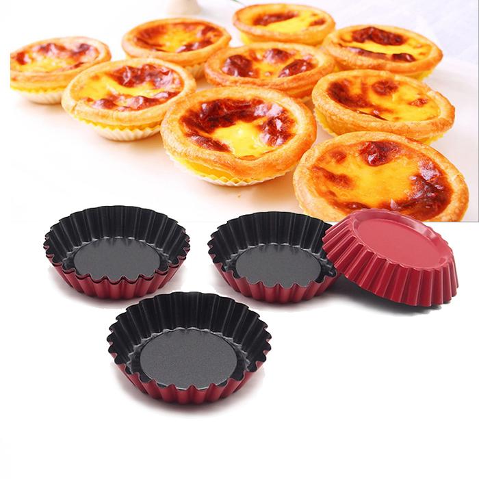 12-Pack Tart Mold Chrysanthemum Cup Fruit Tarts Mold Fruit Pie Pan