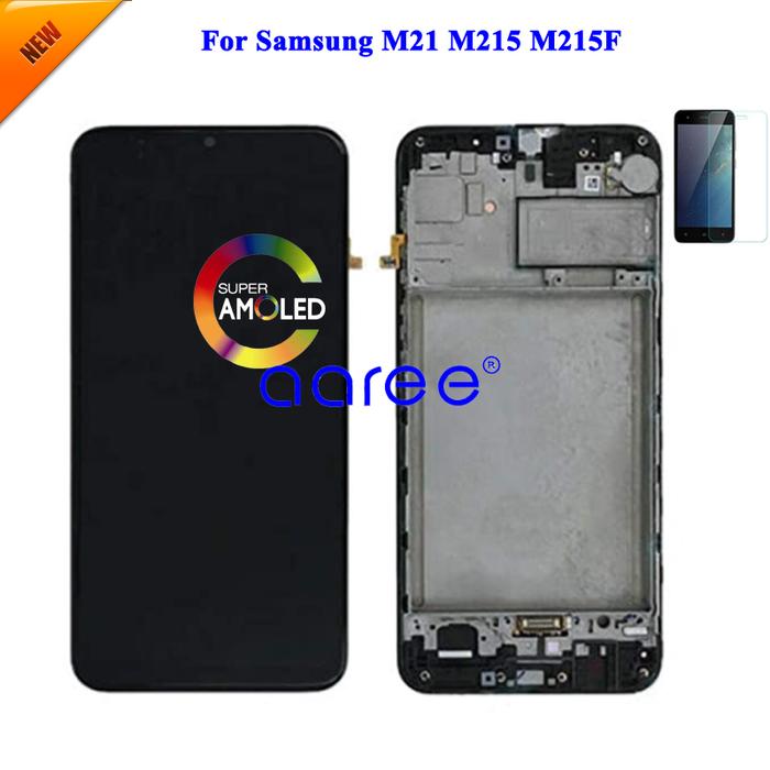 6.4' Spuer AMOLED LCD Screen For Samsung M21 LCD M215F lcd display