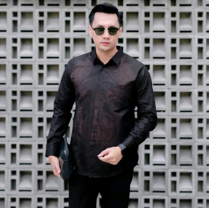 RAMA Kemeja Batik Slimfit full furing katun motif rama