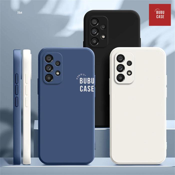 Casing Samsung Galaxy A13 A23 A32 4G 5G A73 A33 A53 A72 A52 A52s Case Soft TPU Square Silicone
