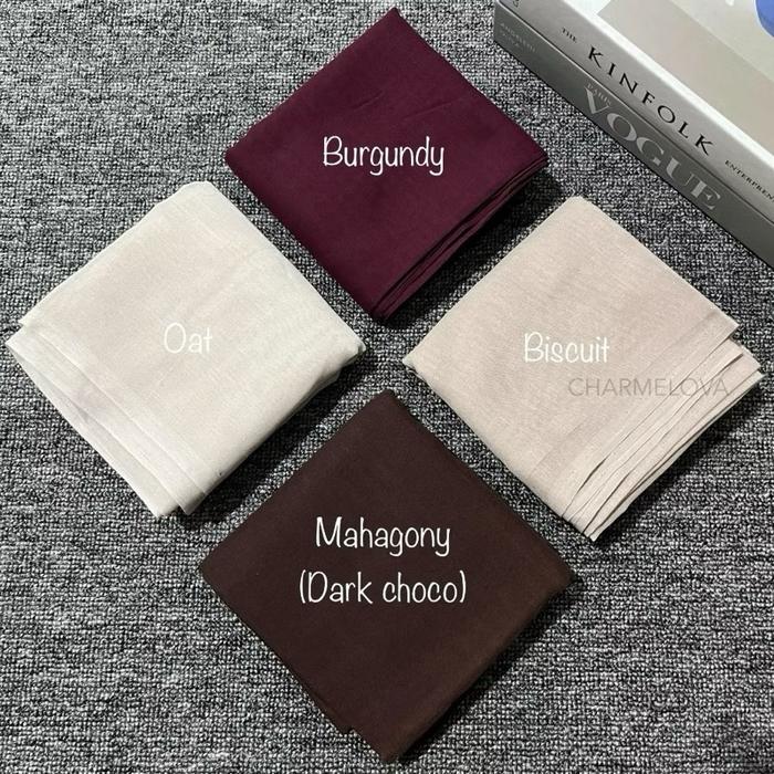 Segi Empat Paris Jadul - Warna Burgundy, Oat, Biscuit, dan Mahagony (Dark Choco)