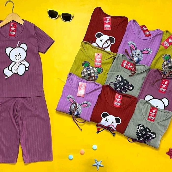 setelan kornet kids 1 - 5 tahun