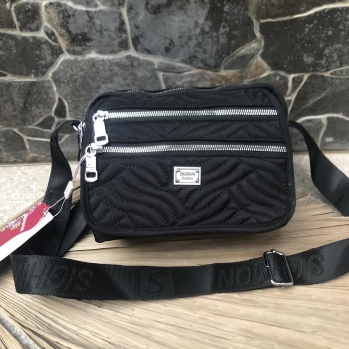 Tas selempang wanita Tas Wanita Tas Sighmon 9572-44 Bahan Kanvas Tebal