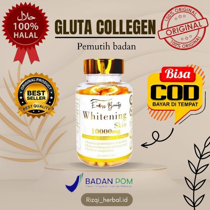GLUTA COLLAGEN PENCERAH WAJAH ALAMI TANPA EFEK SAMPING BPOM
