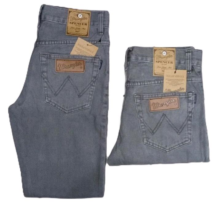 Celana Jeans Pria Standar Panjang Wrangler Non-Stretch / Celana Jeans Pria Standar Panjang Reguler F