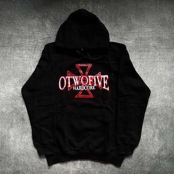 Hoodie hitam hardcore - Otwofive 025 hardcore - Hoodie hitam band /hardcore hoodie dazle
