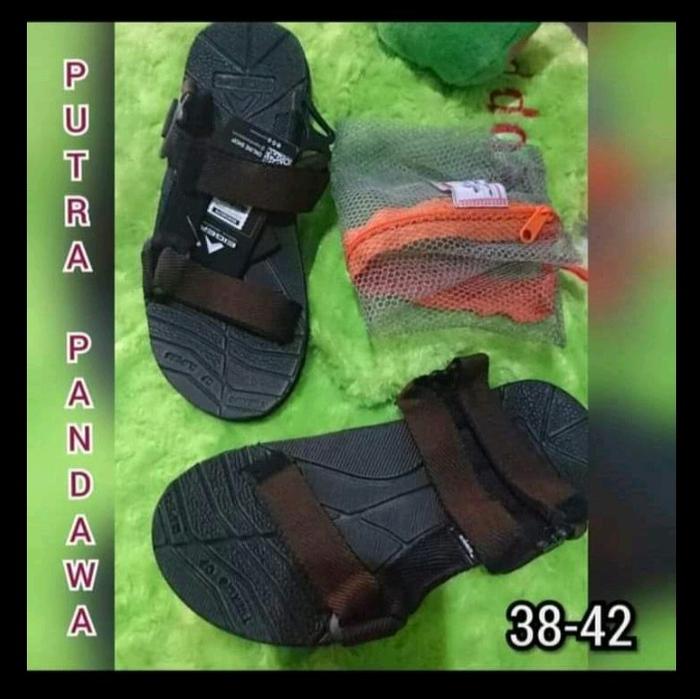SANDAL GUNUNG EIGER WARNA COKLAT ready stok tanpa PO.order langsung kirim