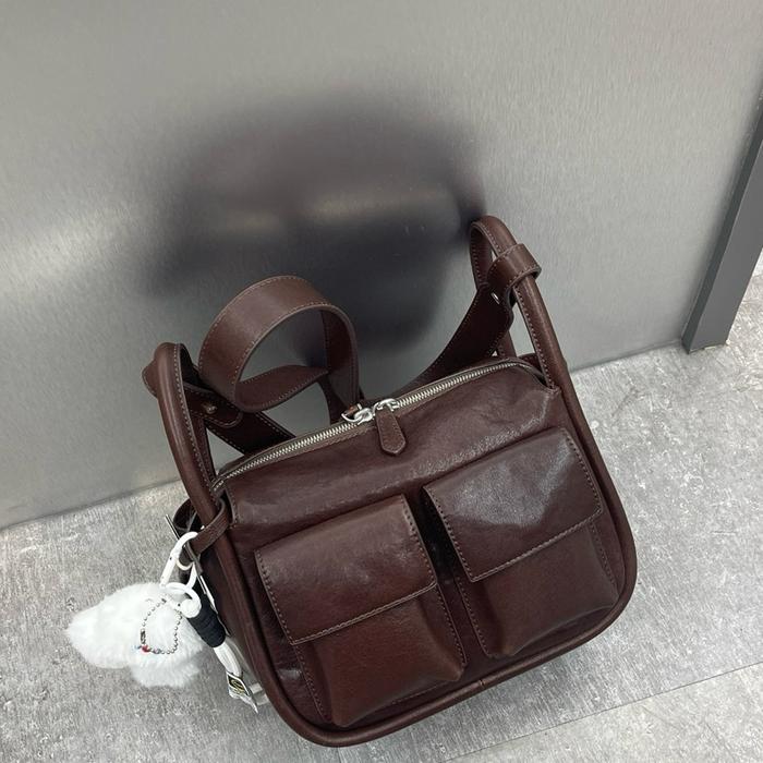 Tas UNISEX NO BRAND kulit asli — Aldo Multipocket Shoulder Bag