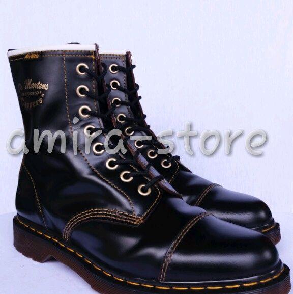 Dr Martens Cappers Sepatu Boot Hitam Original Size 47 Made in Thailand Kondisi Mulus 99% Cocok untuk