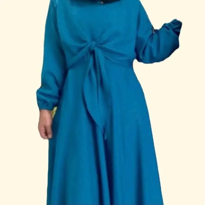 PutraPutriCollection - Dress Syari Panjang Berbagai Model Gamis Nyaman dan Terjangkau L Purple