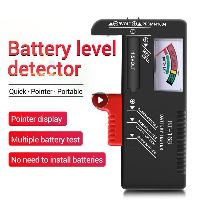 BT-168 AA/AAA/C/D/9V/1.5V Batteries Universal Button Cell Battery