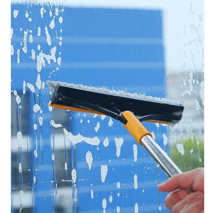 Sikat Lantai Wiper 2In1 Multifungsi Gagang Panjang (Sikat & Wiper)