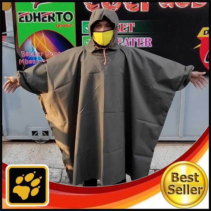 New Jas Hujan Rainbat Ponco Lengan Adventure - Mantel Hujan Lengan EDHERTO - Jas Hujan Ponco Lengan 