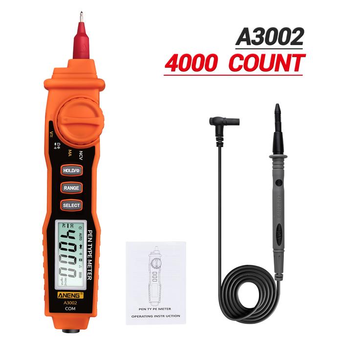 ANENG A3002 Pen Multimeter 4000 Counts Digital Multimeter