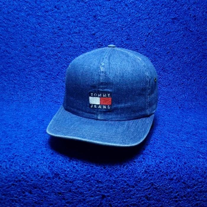 topi tommy hilfiger denim leather strap