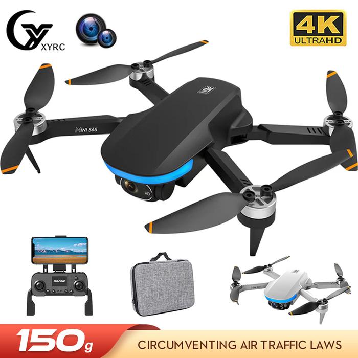 XYRC S6S Mini GPS Drone 4K Professinal Dual HD EIS Camera Light Flow