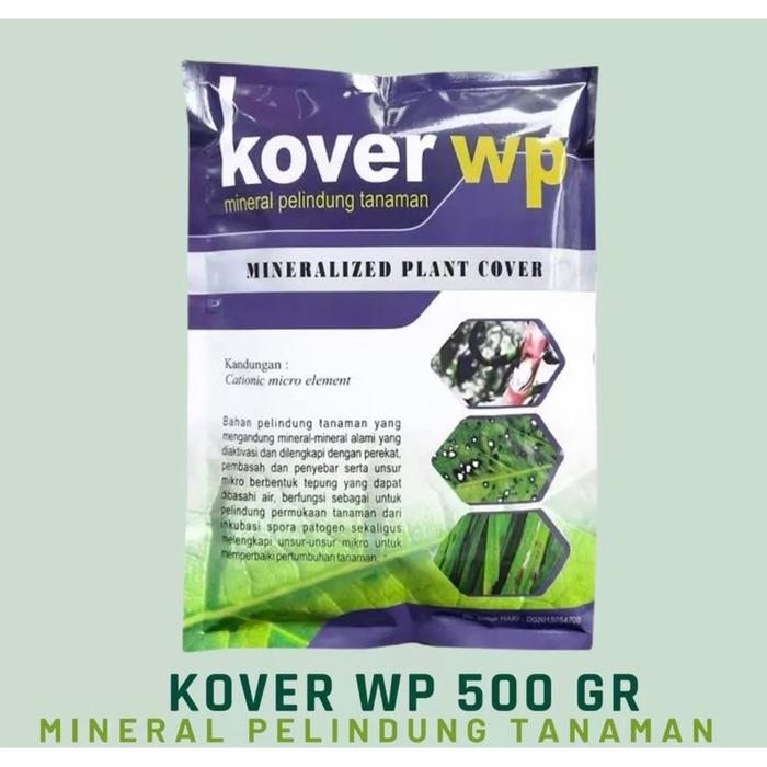 (Kemasan 500Gr) Kover Wp 500Gr Mineral Pelindung Tanaman Koverwp Tbk