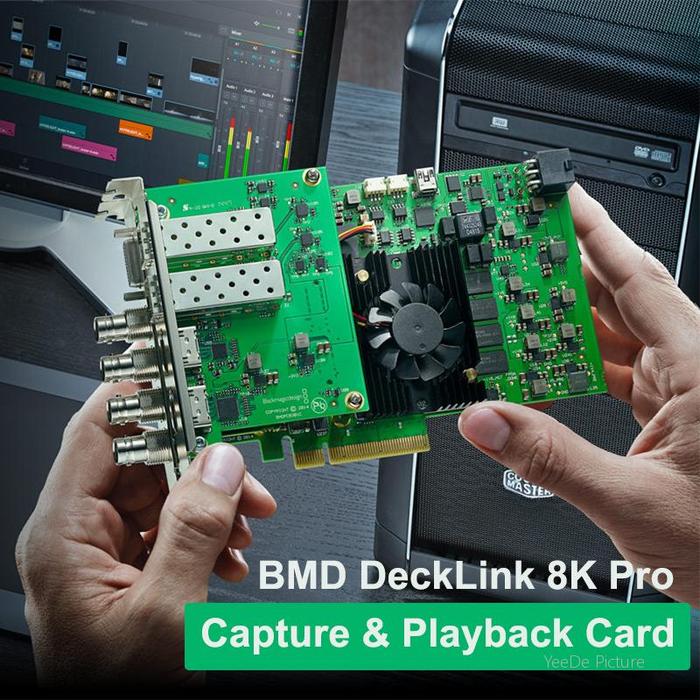 Blackmagic BMD DeckLink 8K Pro Quad Link 12 G-sdi Kartu Pengambilan