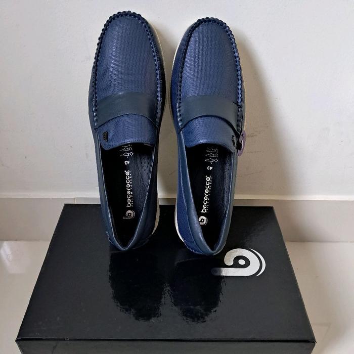 Sepatu Bocorocco type U Barca 12 size 43 warna navy (New) ori 100%