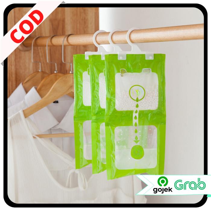 KAISSO - KANTONG SERAP LEMBAB LEMARI PAKAIAN MEJA DAPUR BUTIRAN GANTUNG SERAP LEMBAB