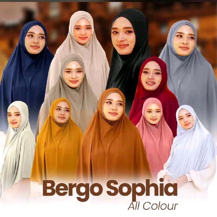 MANDJHA Bergo Sophia All Colour by Ivan Gunawan - Daily Bergo Hijab Mandjha Ivan Gunawan