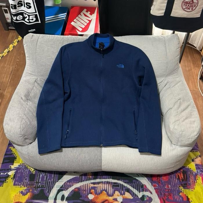 The north face navy fleece lightweight jacket original