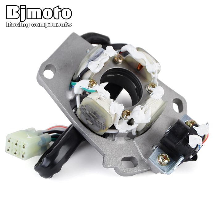 Kumparan Stator Sepeda Motor untuk Yamaha YZ125 YZ125V YZ125W YZ125W1