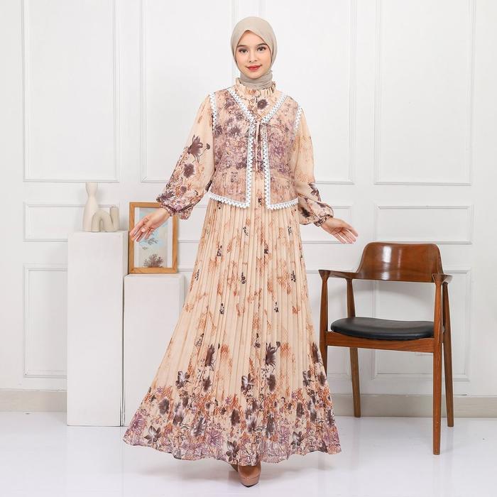 LONG DRESS ROMPI WANITA - LONG DRESS WANITA FLOWER - GAMIS STYLE ROMPI WANITA - GAMISA WANITA KEKINI