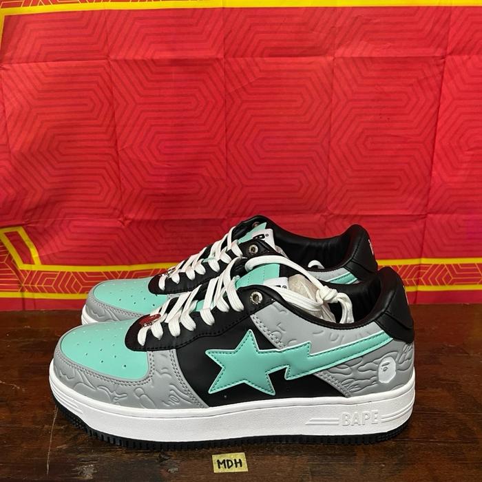 Sepatu second branded bape sta low size 43