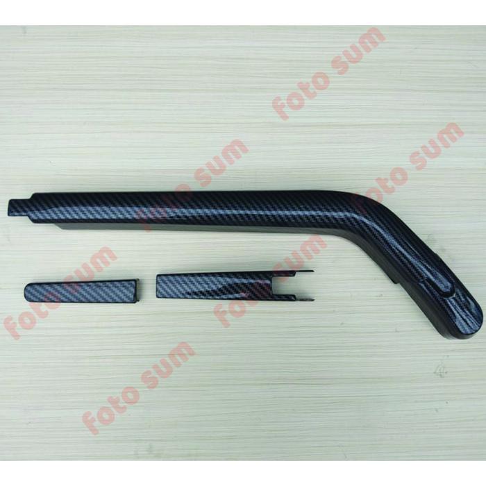 Cover Wiper Belakang Mobil Carbon Avanza Veloz Xenia 2004-2021