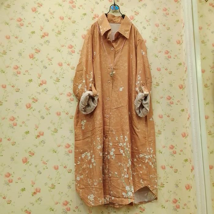 rekomendasi tunik rayon bermotif bunga kecil