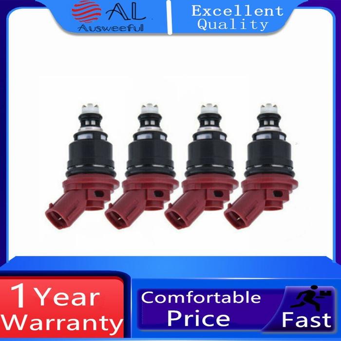 4x 16611-AA140 16611-AA141 Renovation fuel injector for SUBARU