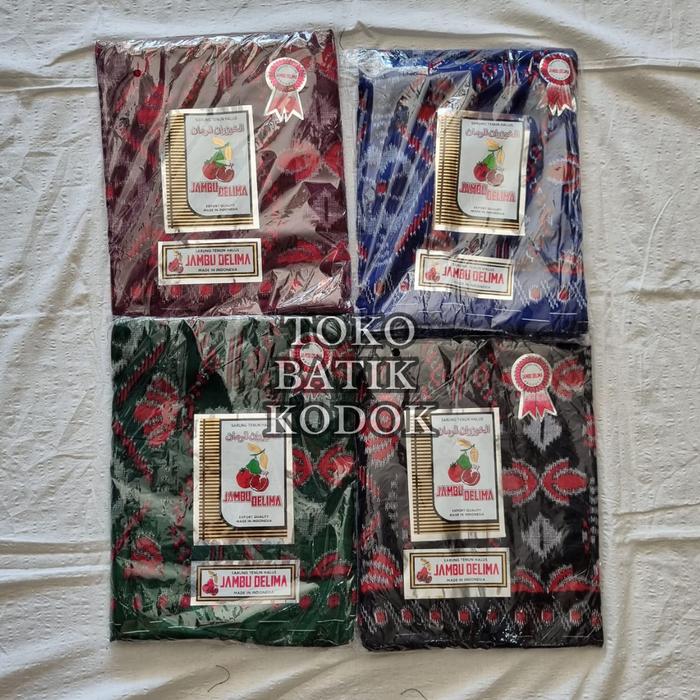 Batik Kodok Tegal Sarung Goyor Delima Ukuran 113cm x 139cm Bahan Adem Cocok Sebagai Rok atau Sarung