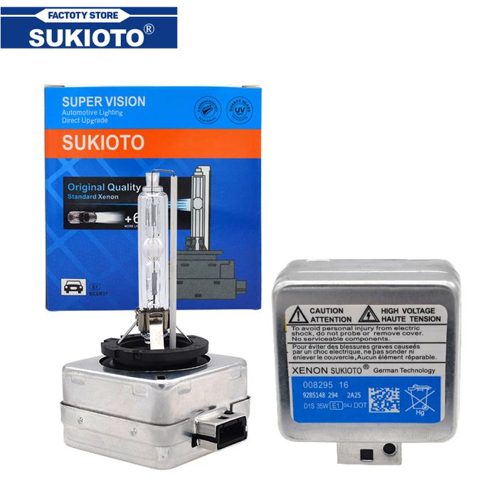 2 Buah Suecto JAPAN GENUINE 12V 35W Xenon D1S HID 4300K-10000K HID
