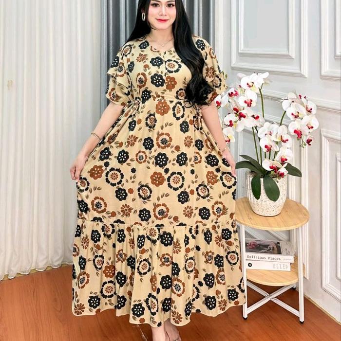 daster chibi lengan susun, rempel susun,busui