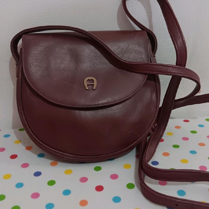 tas selempang etienne aigner preloved original