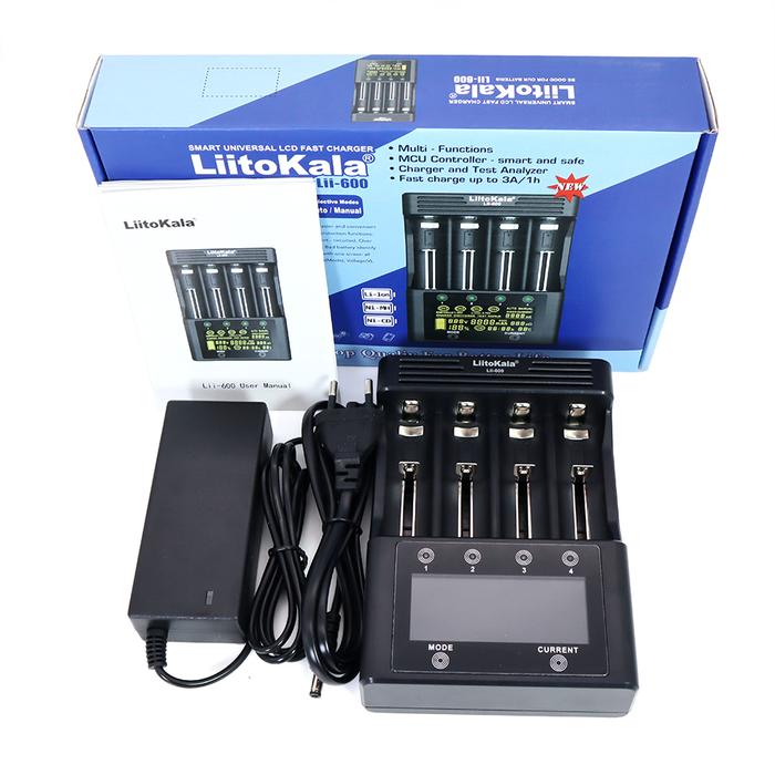 Liitokala Lii-M4 Lii-500 Lii-500S Lii-S8 Lii-600 LCD 3.7V 18650 18350