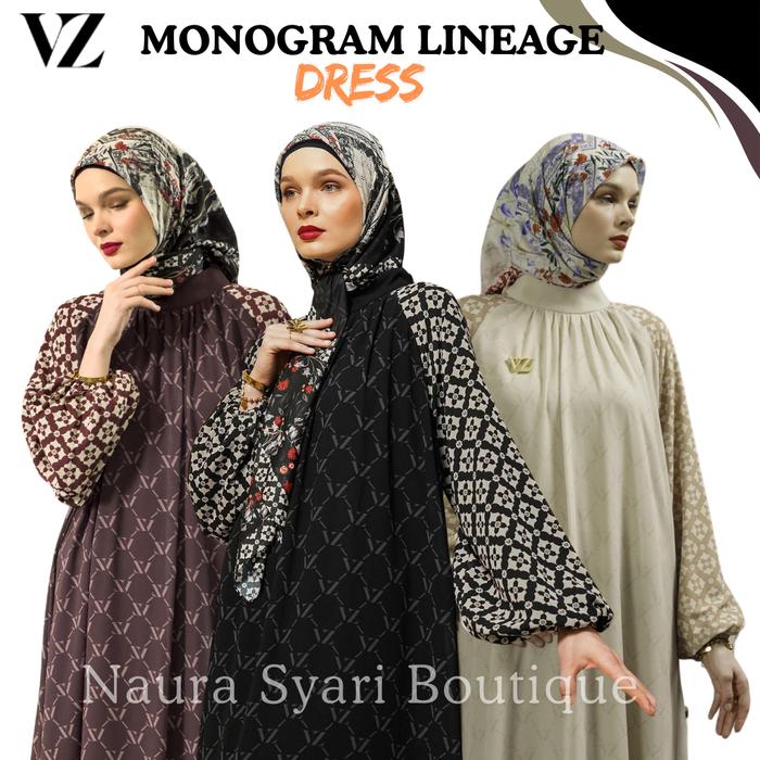 VZ Monogram Lineage Dress / VZ Monogram Lineage Dress ViviZubedi ViviZubedi / VZ LINEAGE DRESS