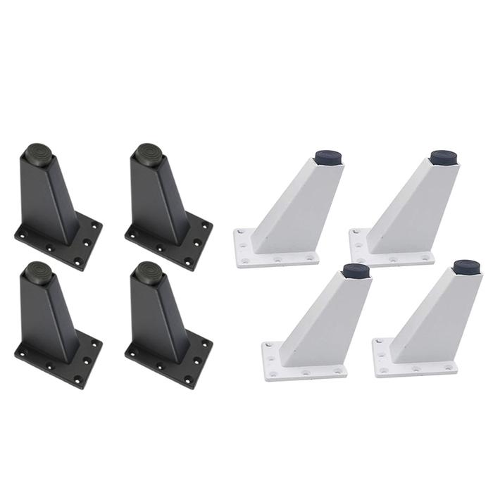 4 Pcs 8Cm Adjustable Metal Furniture Leg Thick Aluminum Alloy Table