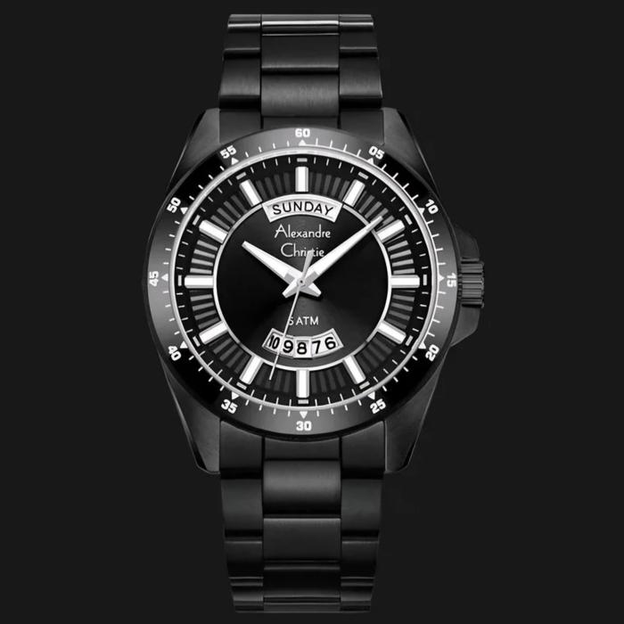 ALEXANDRE CHRISTIE 6678ME PRIA ORIGINAL GARANSI 1TAHUN Jam Quartz Stainless Watches