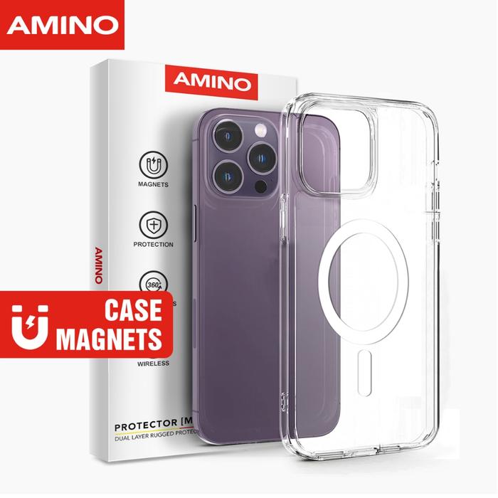 AMINO Magnetic Case Untuk Iphone 11 16 16 Pro Max 16 Plus 15 Pro Max 14 Pro Max 13 Pro Max 14 Plus 1