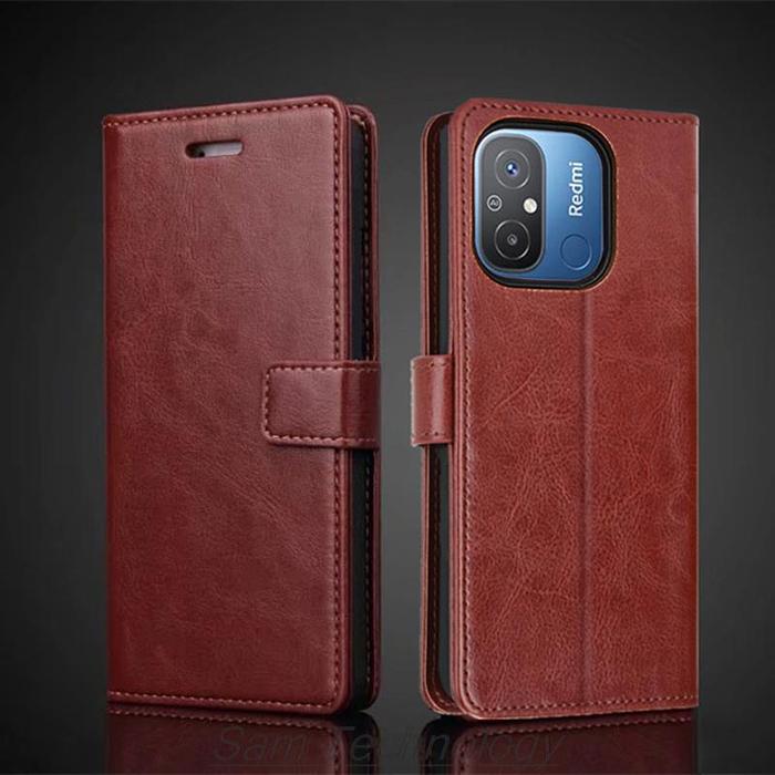 Card Holder Cover Case for Xiaomi Redmi 12C /Redmi12 C Pu Leather