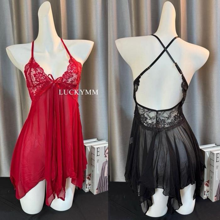 COD ON Sexy lingerie seksi lingerie baju tidur sexy wanita / baju tidur transparan sexy wanita / Sle