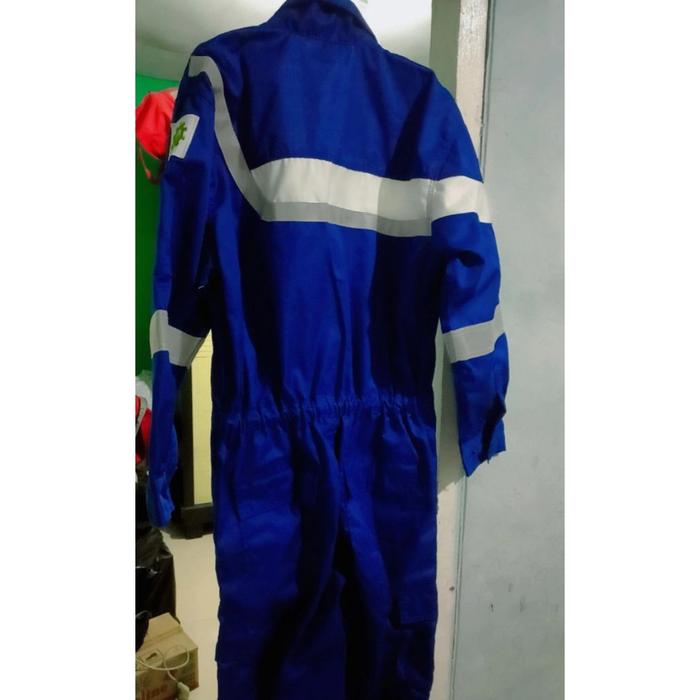 Coverall/Weaack Dupont Nomex Biru Size L IIIA Flemings