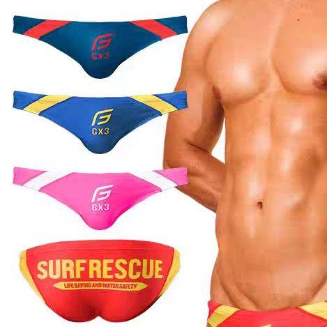 GXB by Gottzu GX3 Surf Rescue Rugger Bikini Brief Swimwear Celana Renang Pria Dalam